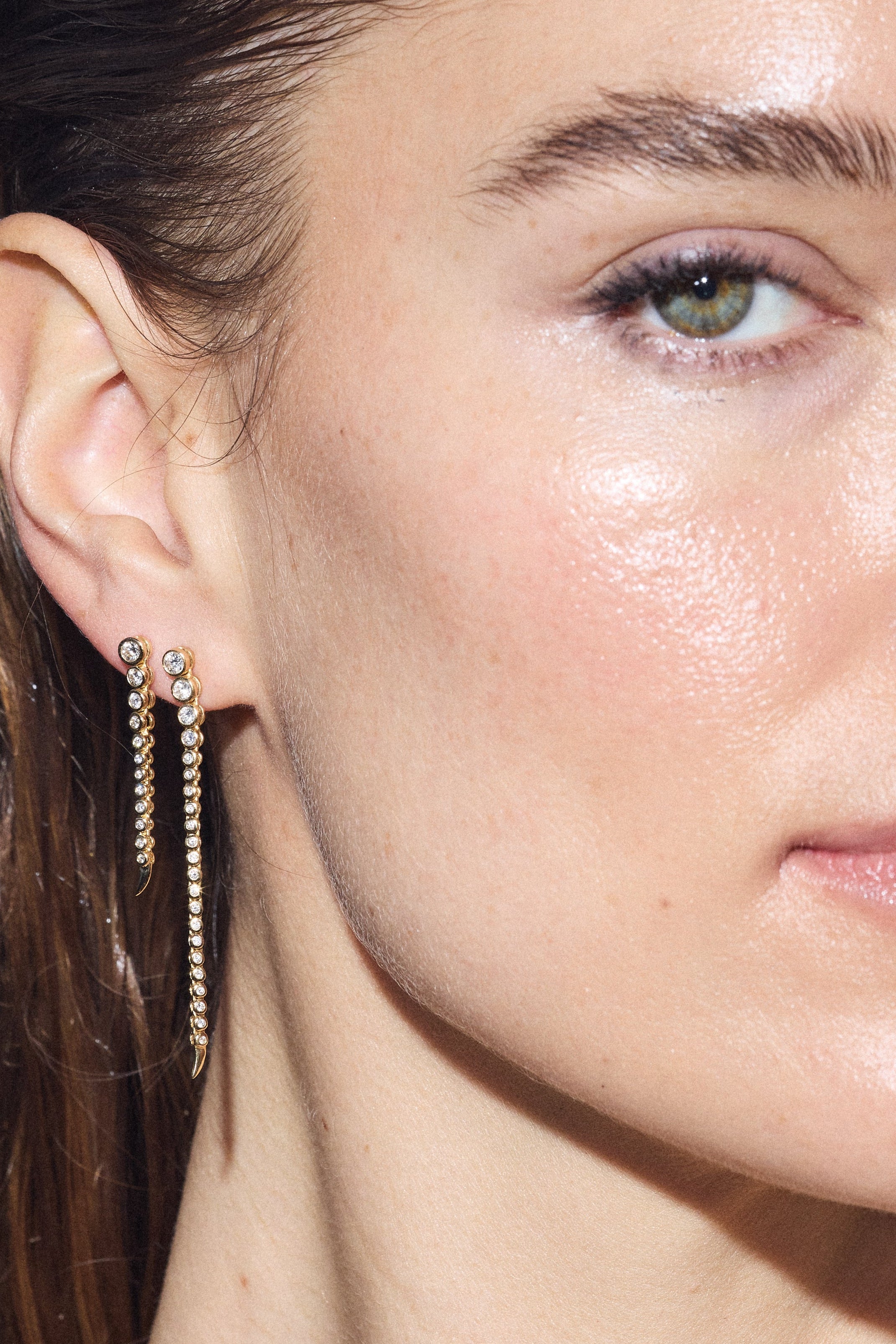 LONG CONTINUUM EARRING