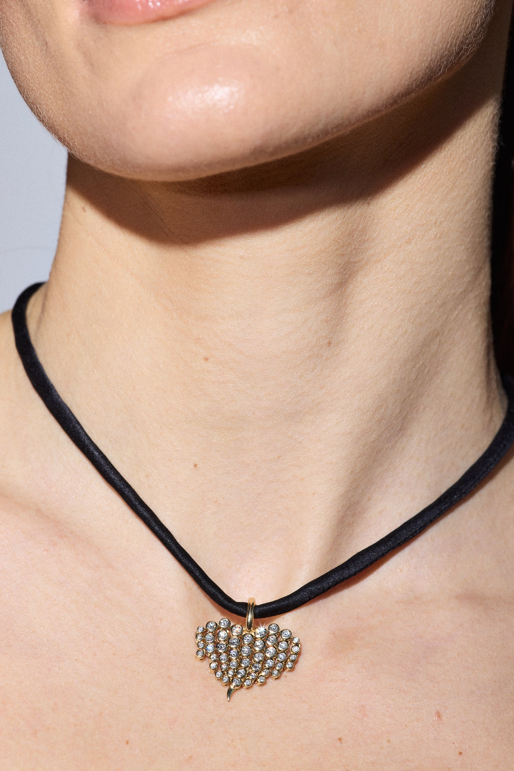 SMALL FRINGE HEART CHARM