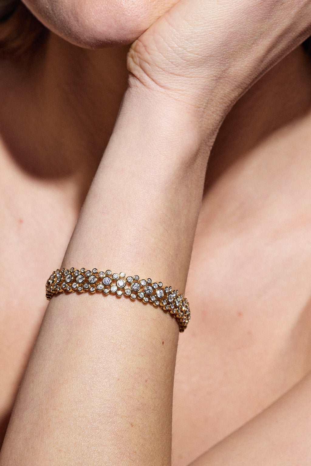 GRAND CHEQUER TENNIS BRACELET