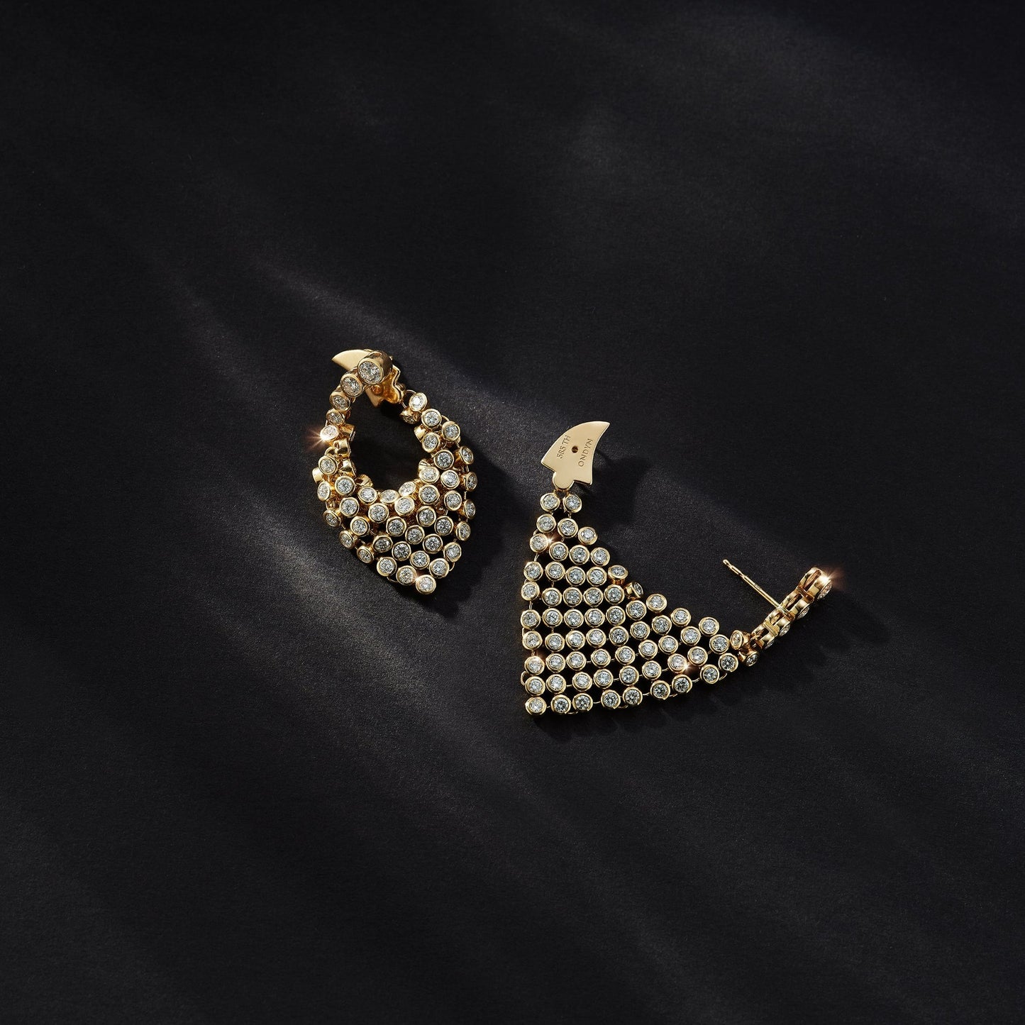 Diamond Bias Earring
