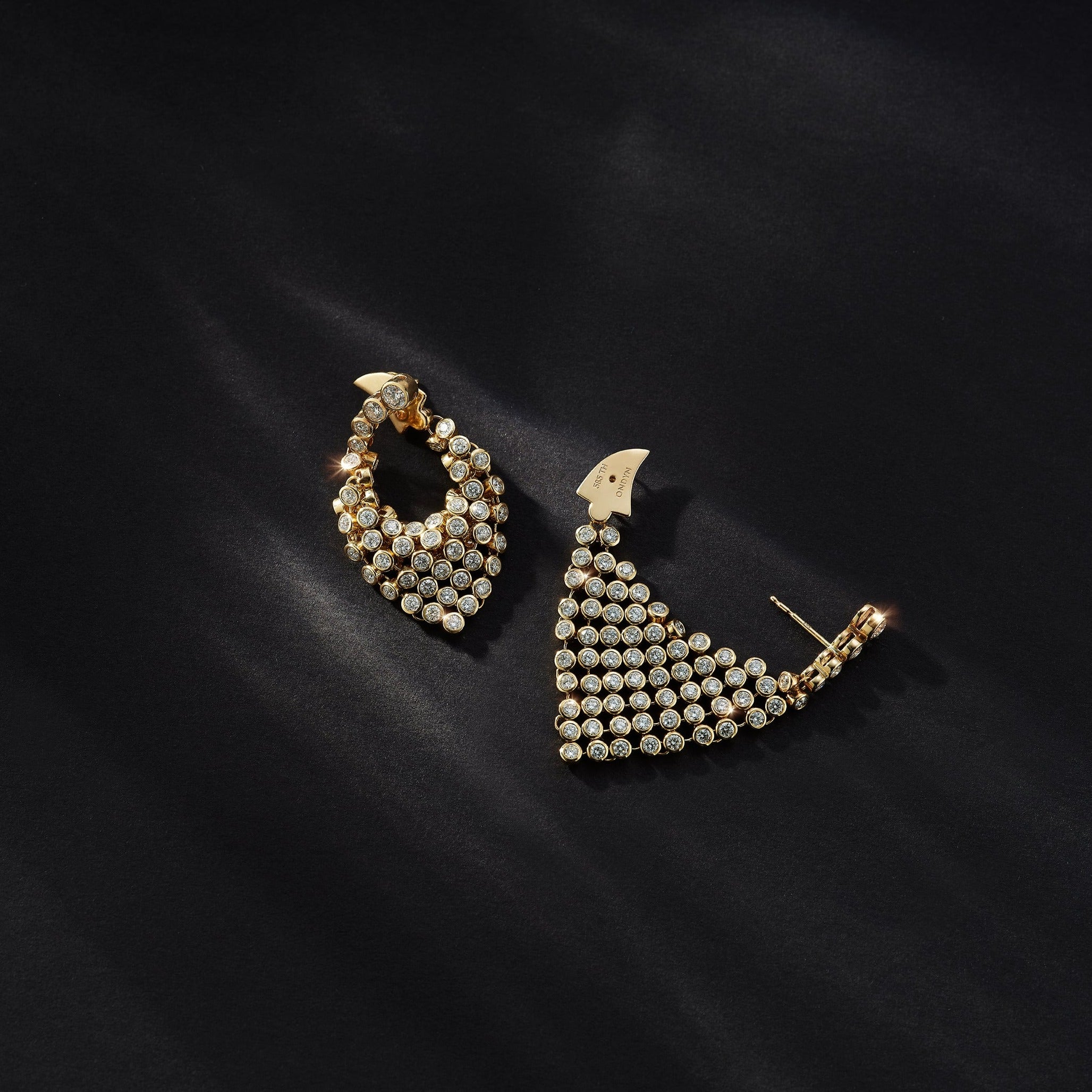 Diamond Bias Earring - Earring - ONDYN