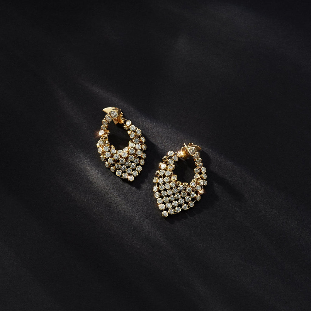 Diamond Bias Earring - Earring - ONDYN
