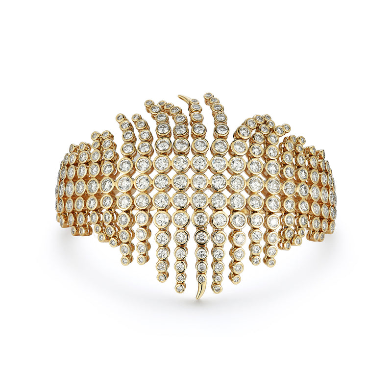 Grand Fringe Cuff - Statement Cuff Bracelets - ONDYN