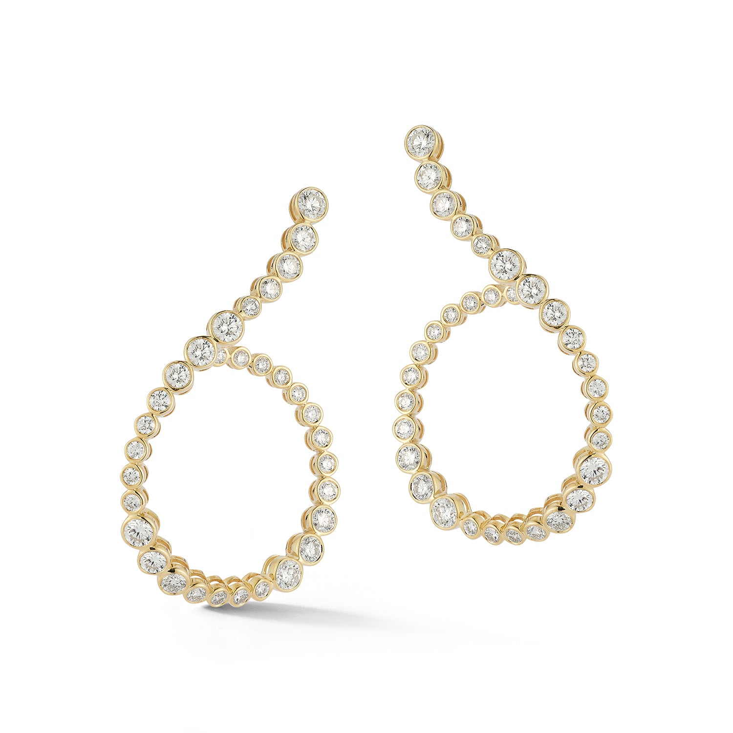 Grand Halo Hoop Earring