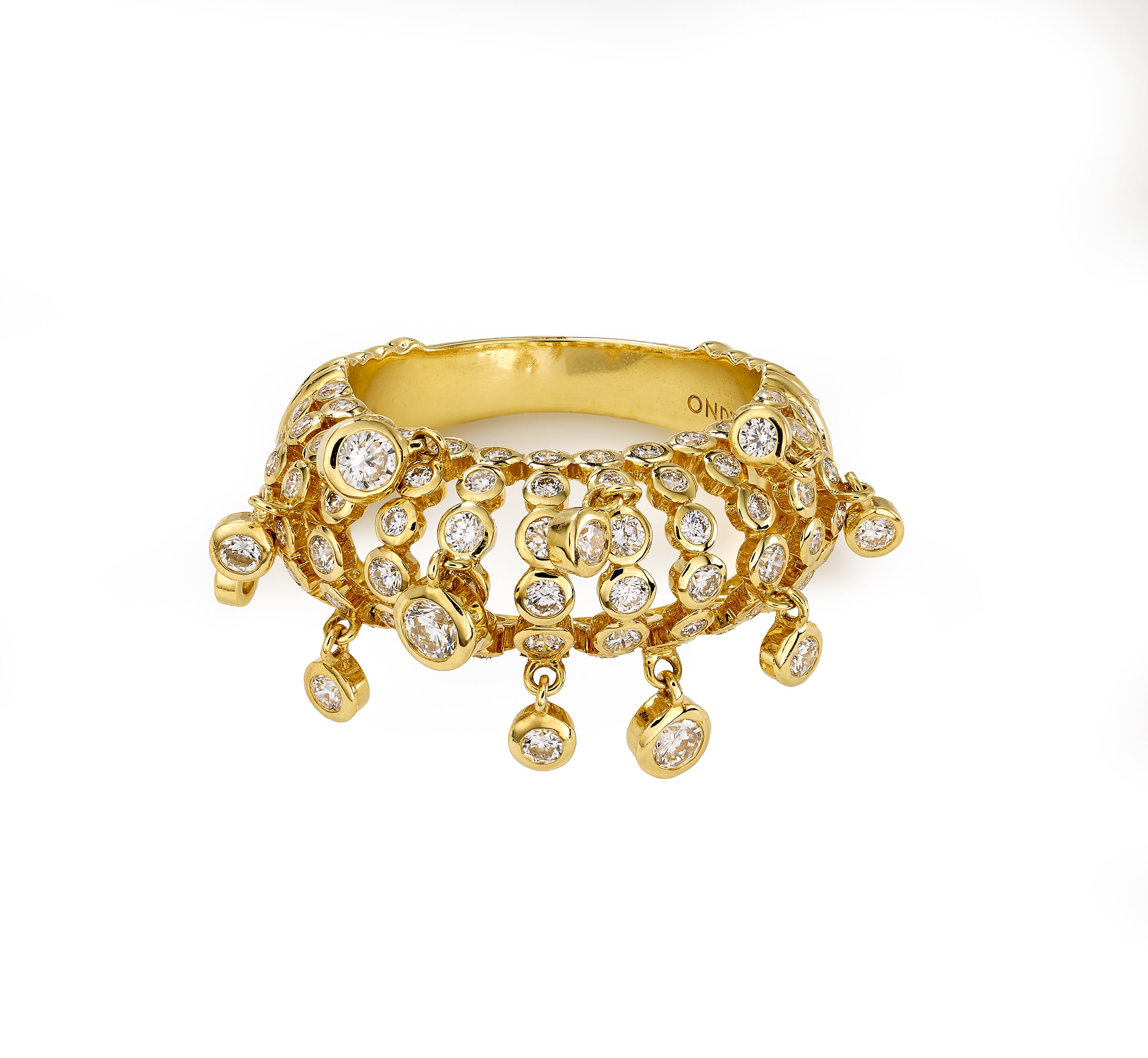 DIAMOND CONFETTI DOME RING