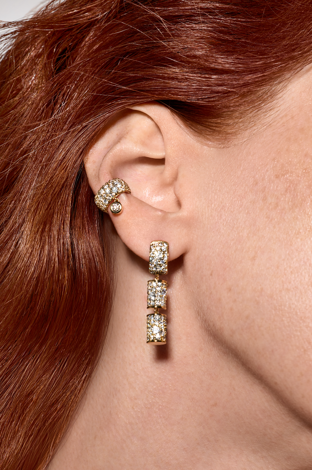MOONBEAM HINGED EAR CUFF