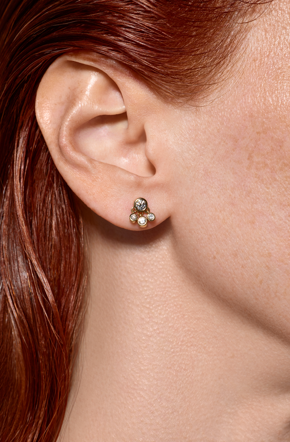 NOOR TRIPLE DROP STUD