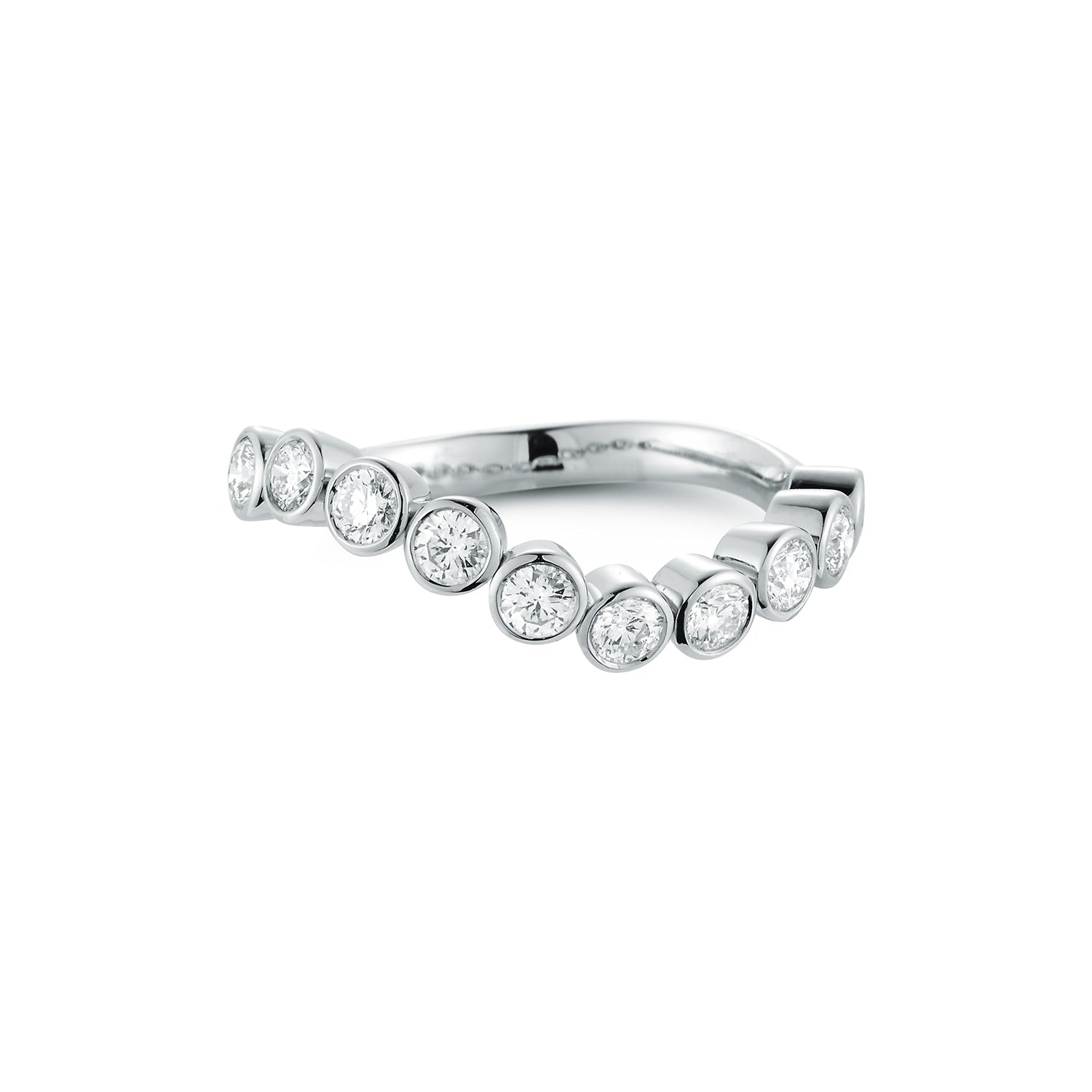 Capri Ring in White Gold - Ring - ONDYN