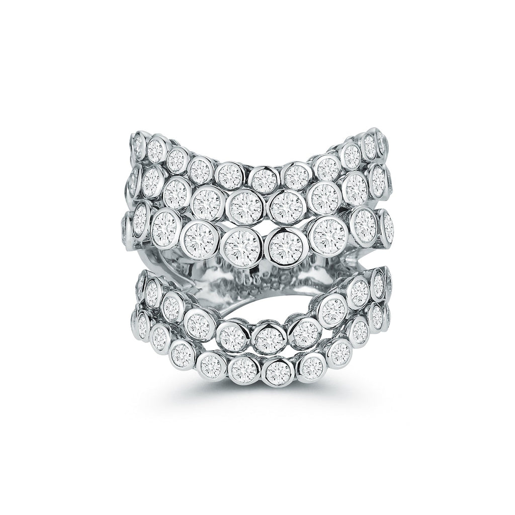 Grand Avalon Ring in White Gold - Ring - ONDYN