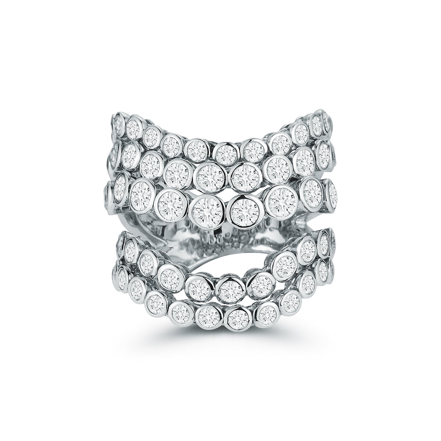 Grand Avalon Ring in White Gold - Ring - ONDYN