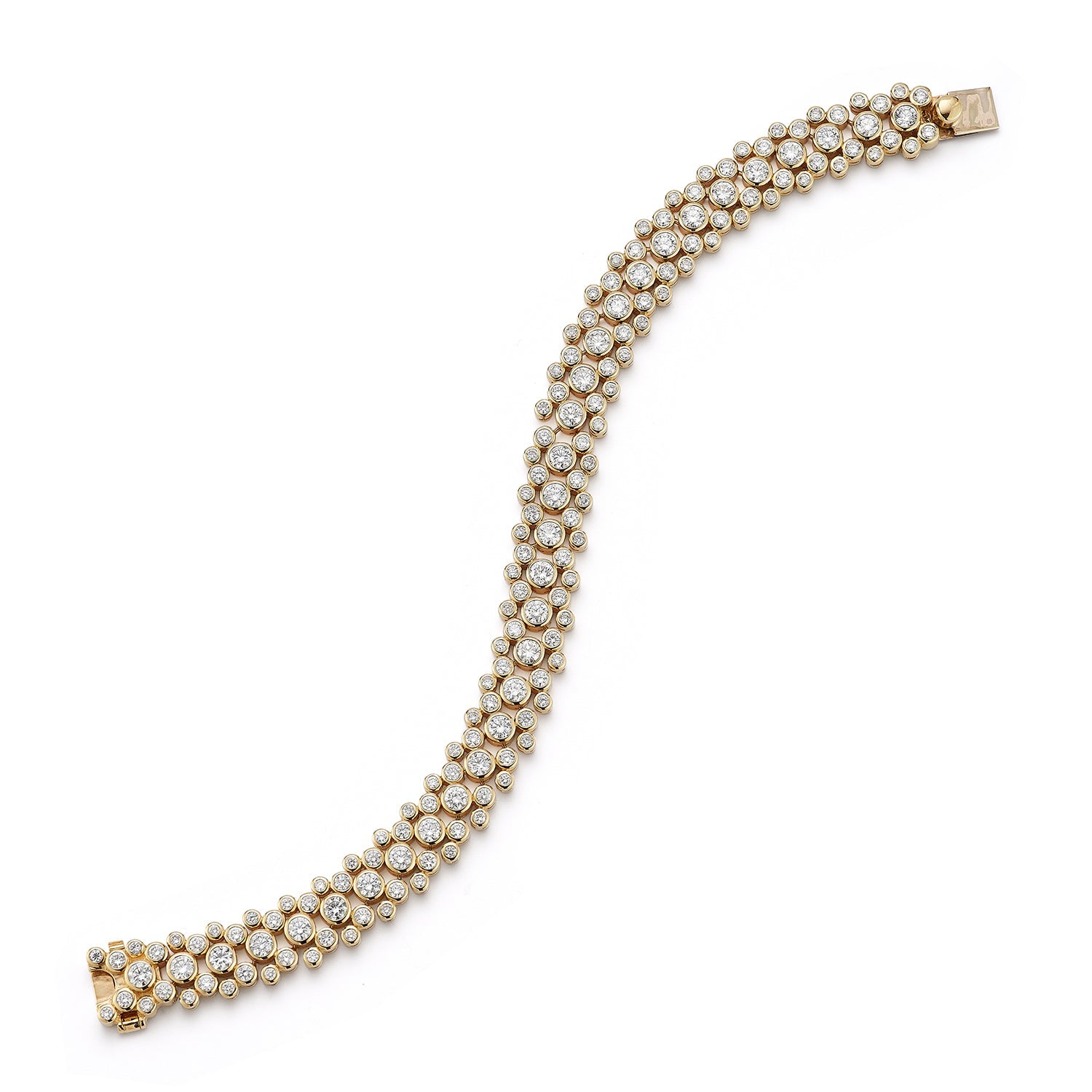 Grand Chequer Tennis Bracelet - Diamond Tennis Bracelets - ONDYN