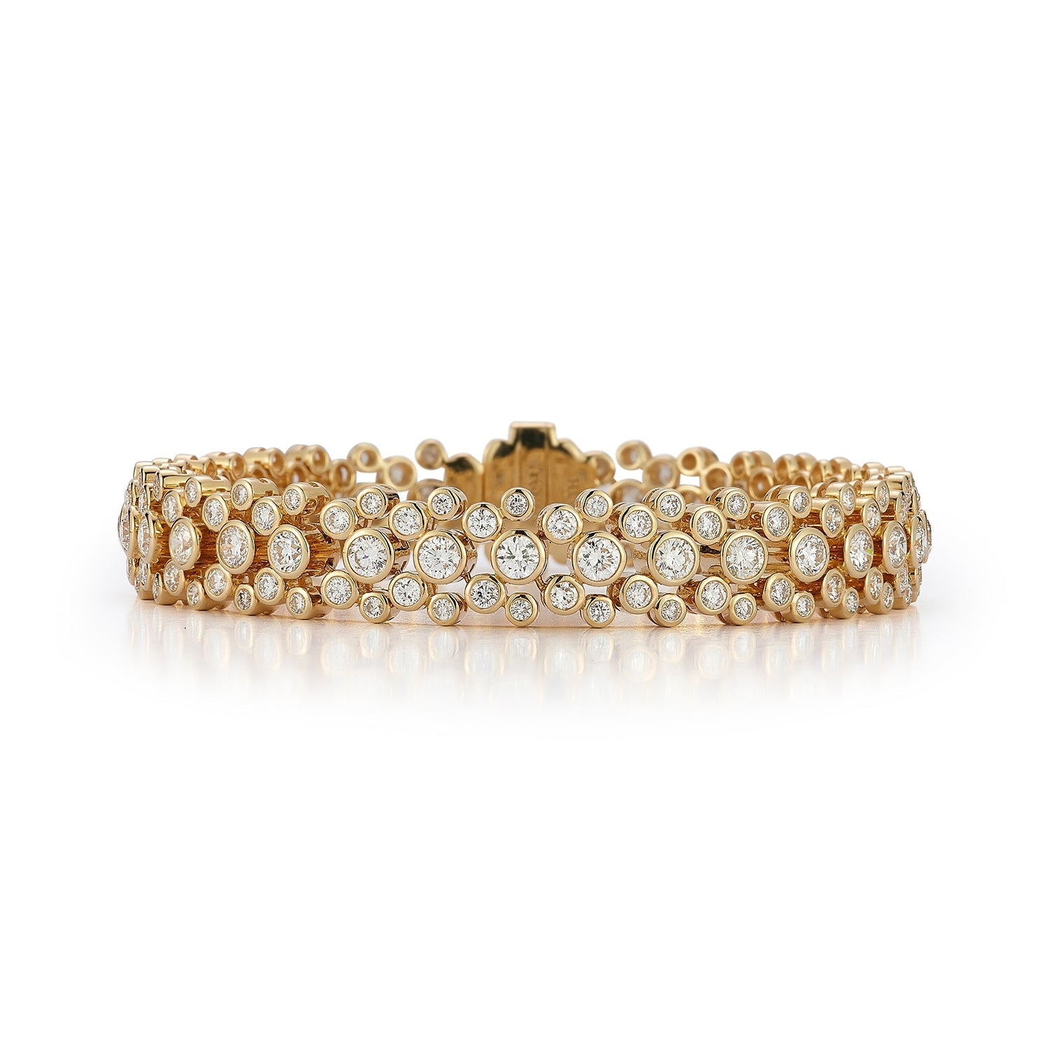 Grand Chequer Tennis Bracelet - Diamond Tennis Bracelets - ONDYN