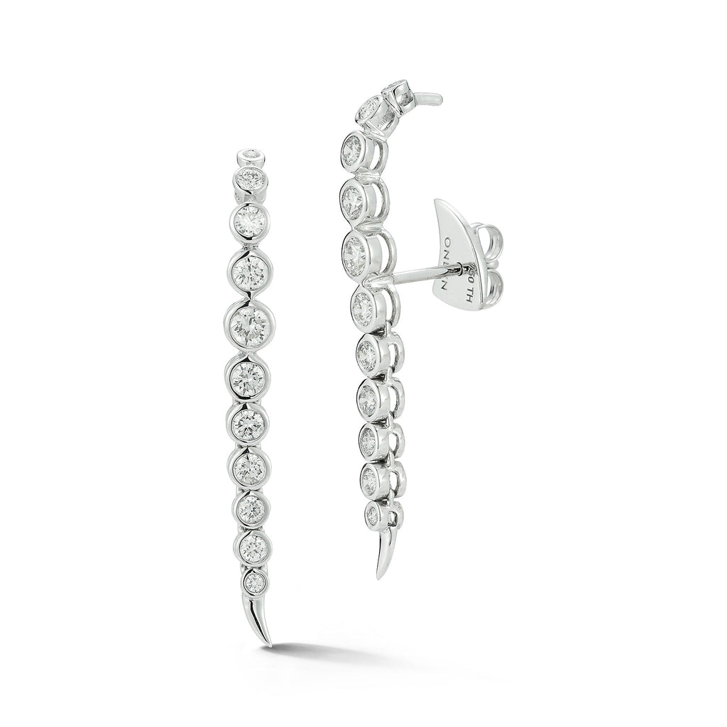 River Earring in White Gold - Ear Cuffs & Ear Climbers - ONDYN