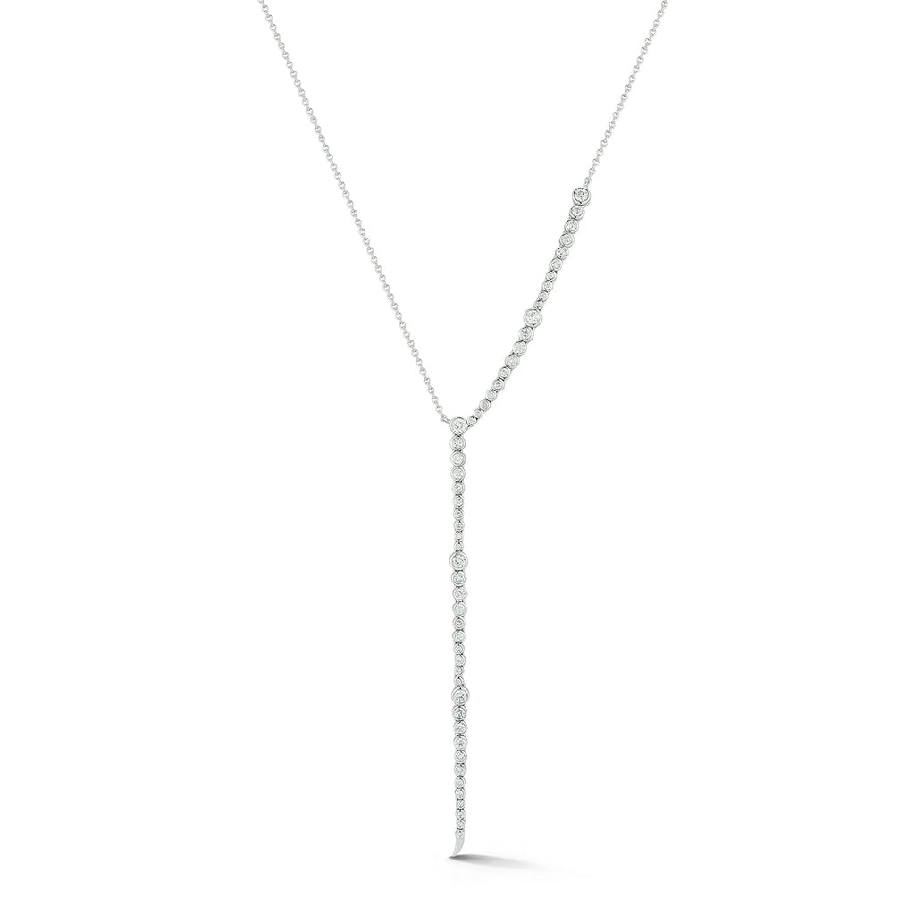 Simone Necklace in White Gold - gifts under 10000 - ONDYN