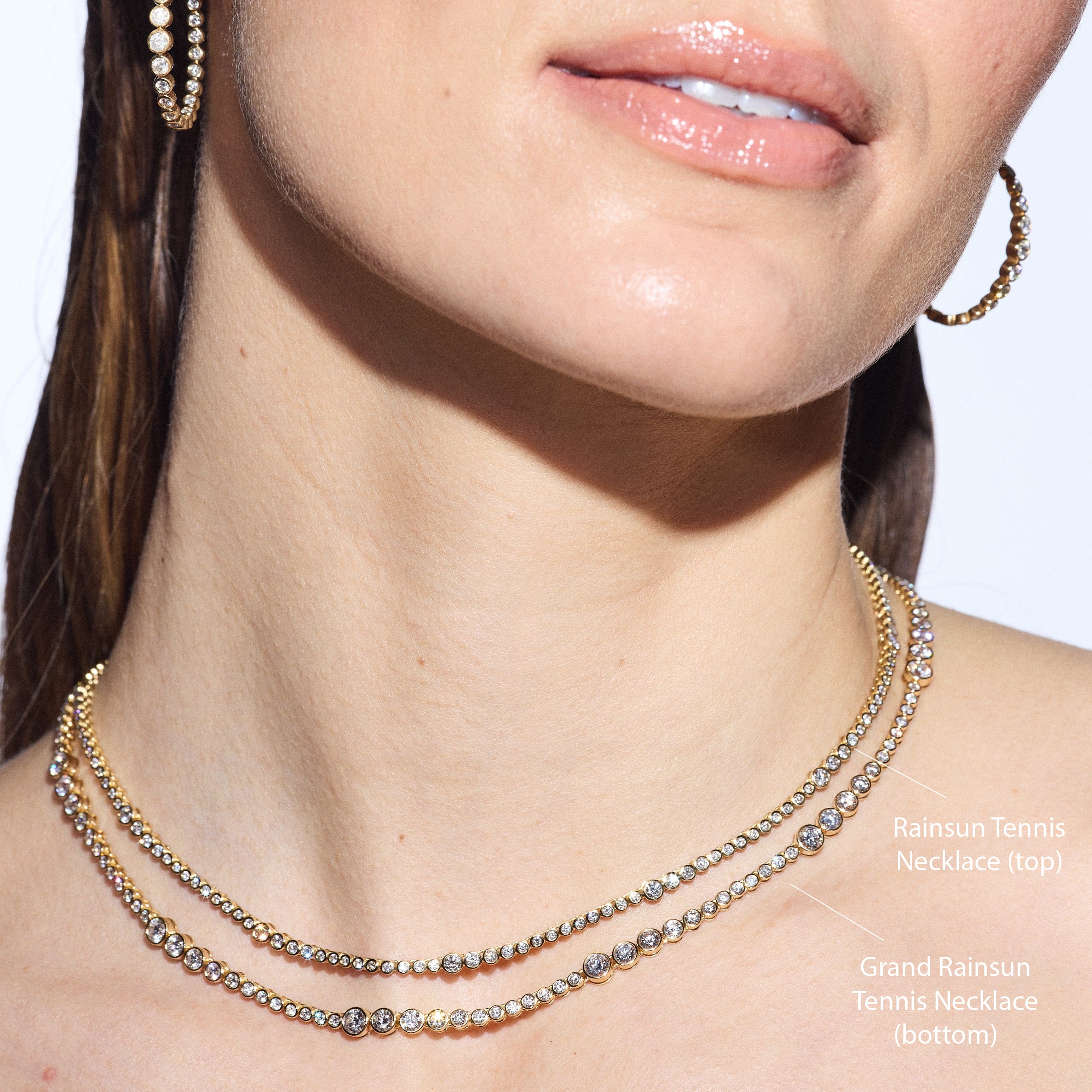 RAINSUN TENNIS NECKLACE