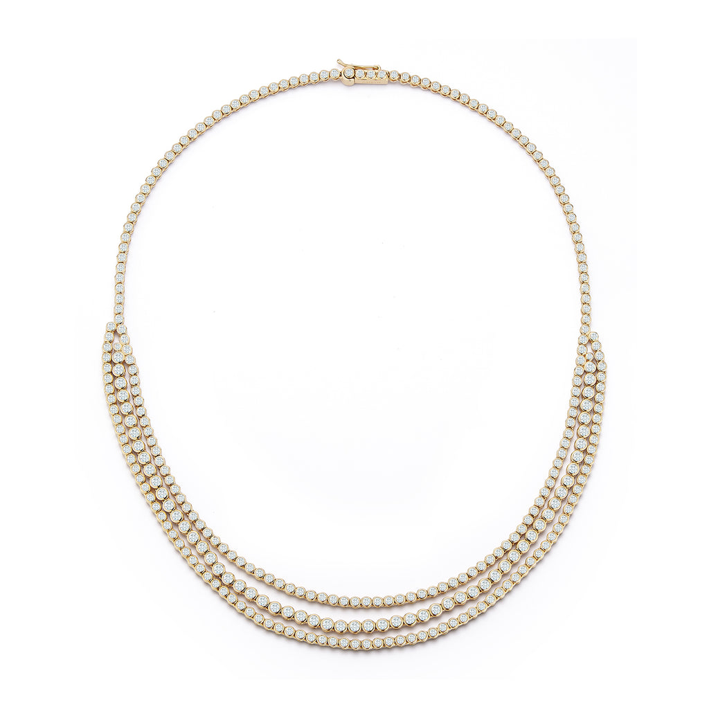 Illumine Necklace - Diamond Tennis Necklaces - ONDYN