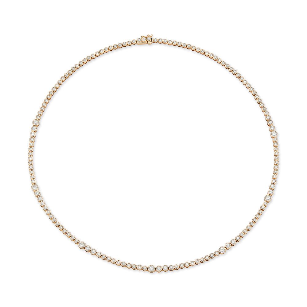 Rainsun Diamond Tennis Necklace - Diamond Tennis Necklaces - ONDYN