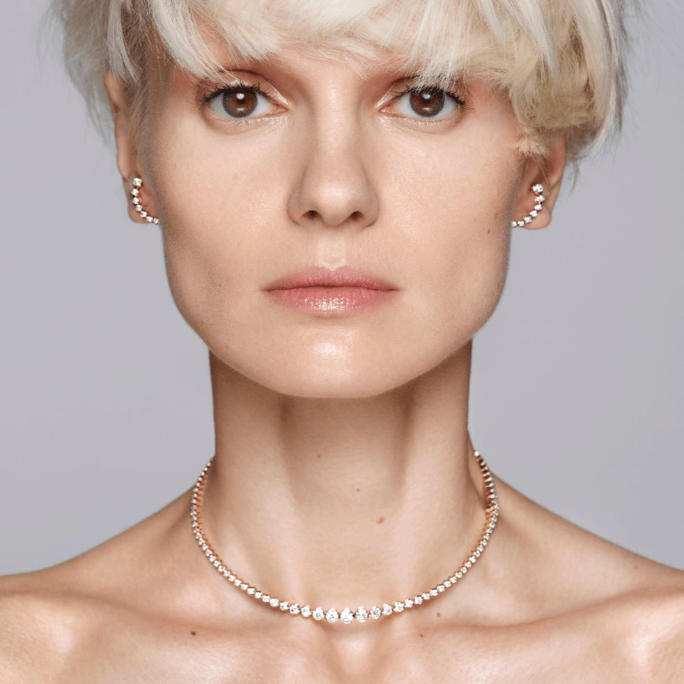 Soleil Choker - Diamond Tennis Necklaces - ONDYN
