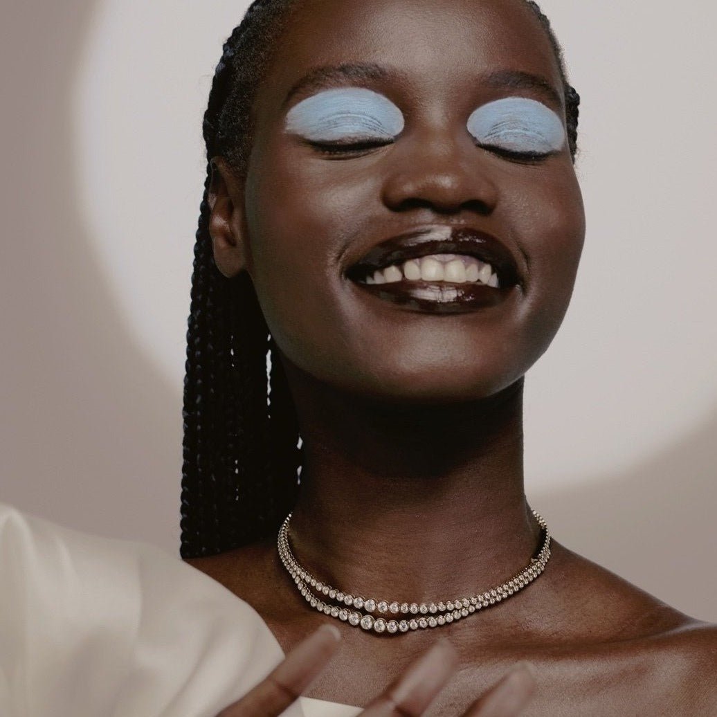 Lumiére Choker - Diamond Tennis Necklaces - ONDYN